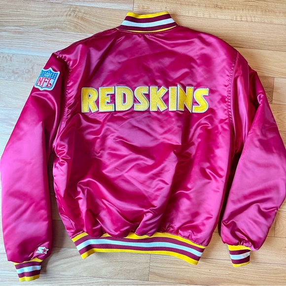SOLD - Vintage Washington Redskins NFL Starter Pro Line Satin Jacket Size XL - Picture 4 of 12